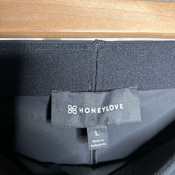 Honeylove Perfectionist Pants Black High Waist Slimming Career Capsule L - Picture 3 of 9